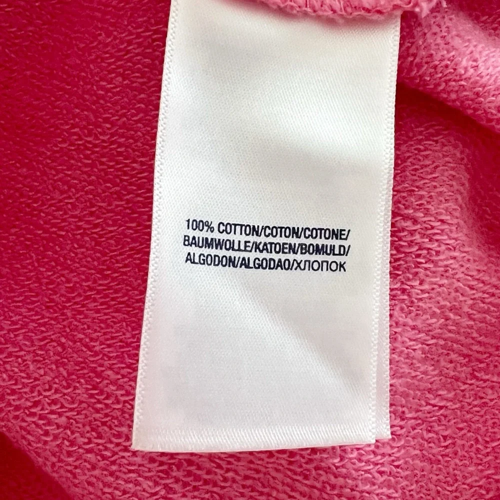 Ralph Lauren Baby Terry Knit Ruffle Sweatshirt Dress In Pink Size 9M